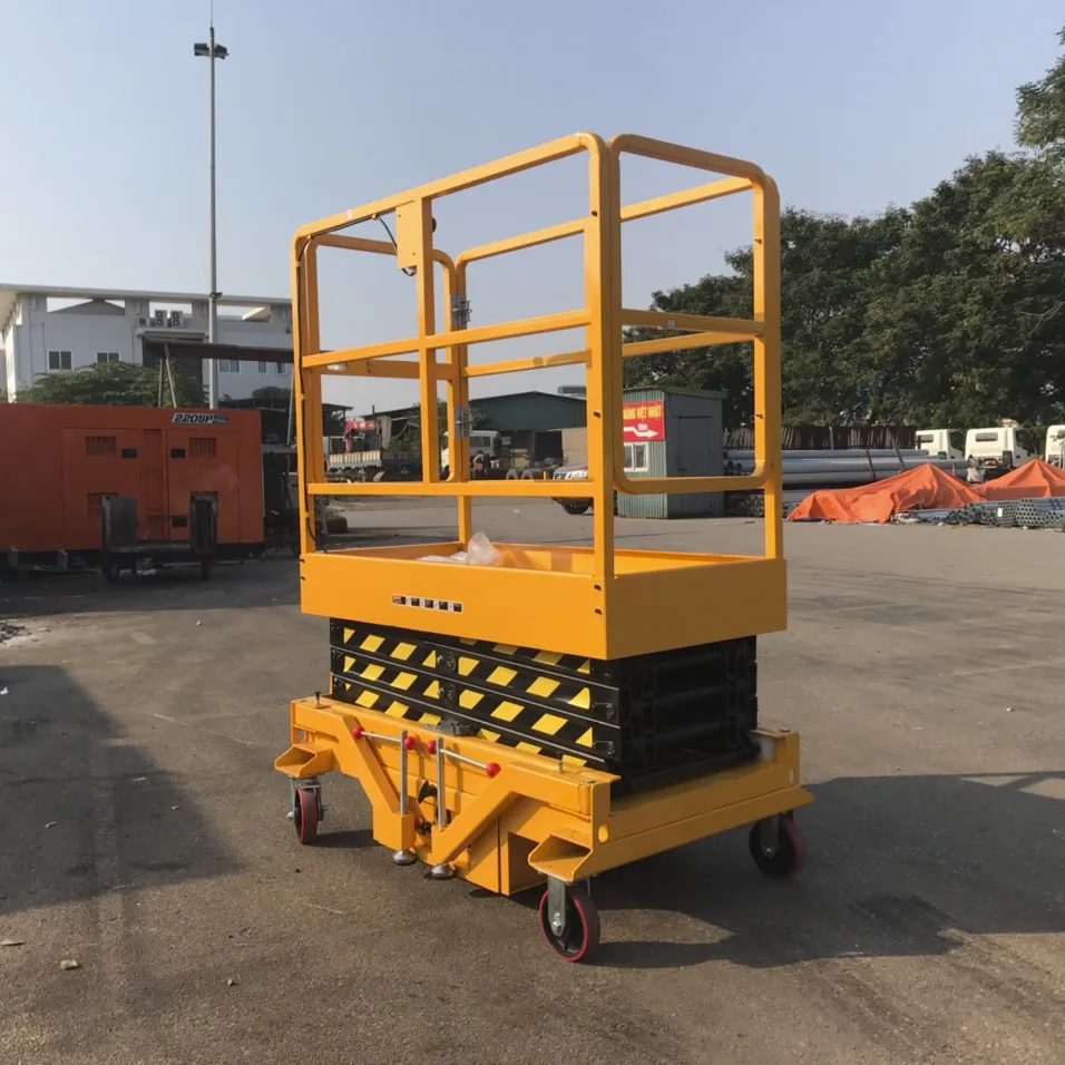 Giới thiệu loại xe nâng người mini 4m tải trọng 300kg