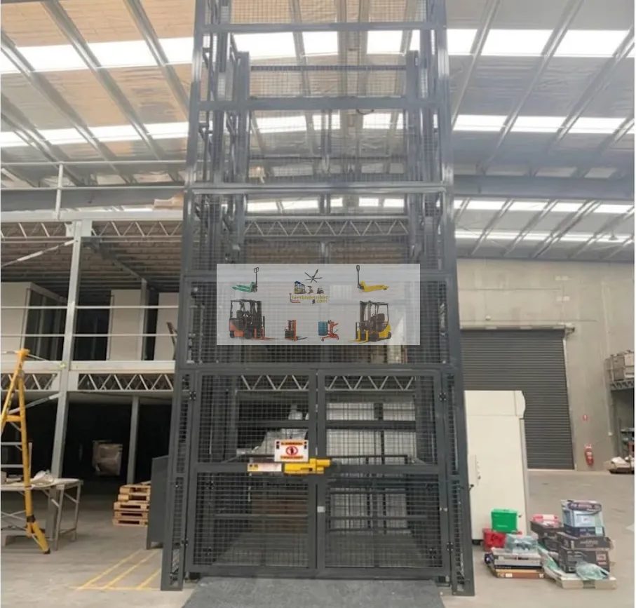 Kích thước sàn 1,5 x 1,5m hay 2 x 2m cho thang 5 tấn?