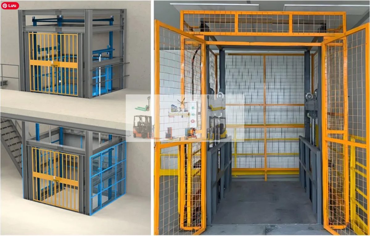 Đảm bảo an toàn khi sử dụng thang nâng hàng 800kg