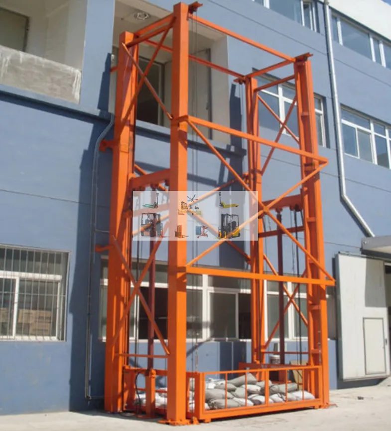 Bảo hành thang nâng hàng thủy lực 550kg cho kho đồ gia dụng