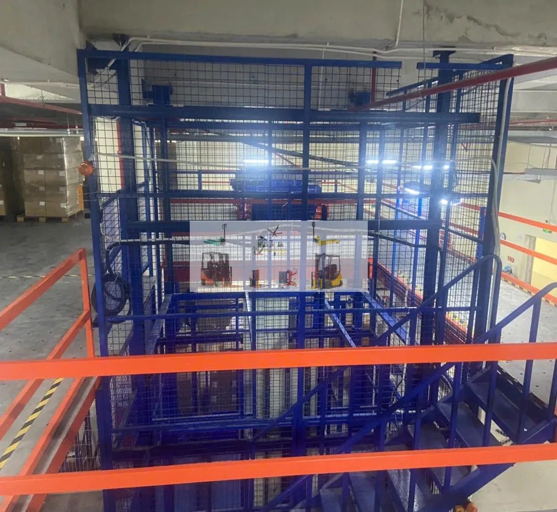 Phân tích cấu tạo thang nâng hàng tại nhà máy tại TP HCM