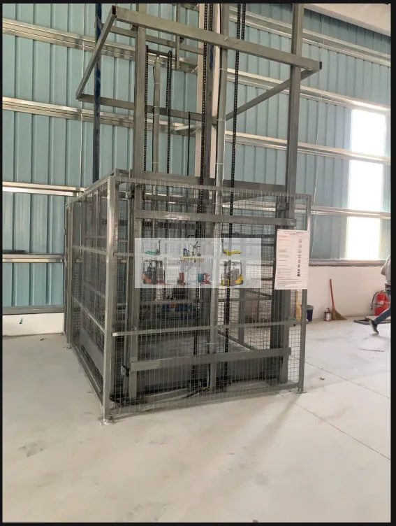 Câu chuyện tư vấn một kho nông sản với thang nâng 700kg