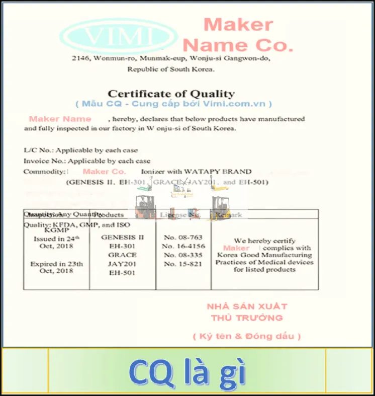CQ Là Gì? Ý Nghĩa Giấy Chứng Nhận Chất Lượng Khi Mua Thiết Bị Nâng Hạ CQ Là Gì? Ý Nghĩa Giấy Chứng Nhận Chất Lượng Khi Mua Thiết Bị Nâng Hạ