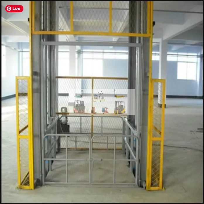 Email liên hệ mua thang nâng hàng 700kg cho kho vật tư điện nước