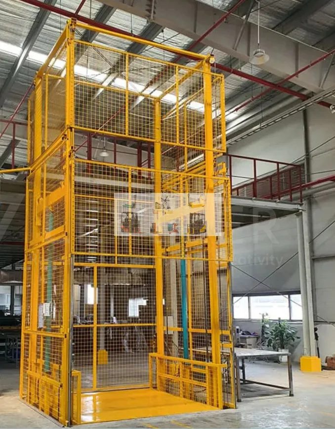 Lựa chọn kích thước sàn nâng cho tải trọng 4.5 tấn tại kho