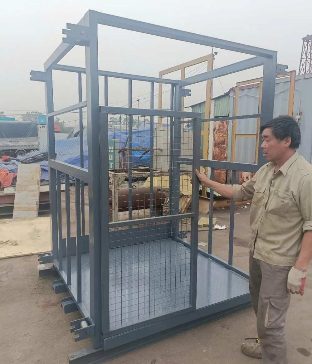 Lắp đặt thang nâng hàng 800kg cho nhà xưởng tại Đắk Lắk