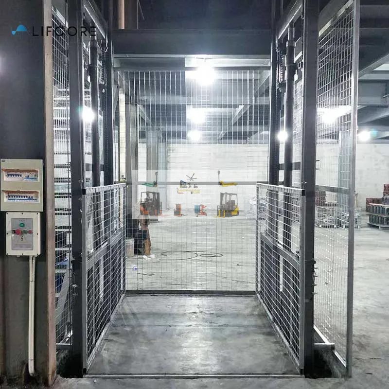 Lắp đặt thang nâng hàng thủy lực 2 tấn tại KCN Ông Kèo Đồng Nai