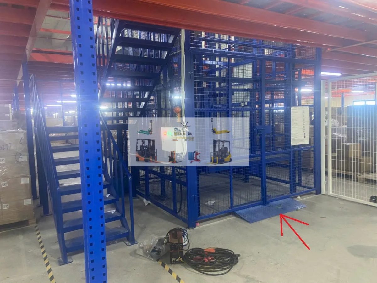 Giải đáp thang nâng hàng 5 tấn cần bao nhiêu chỗ để lắp đặt