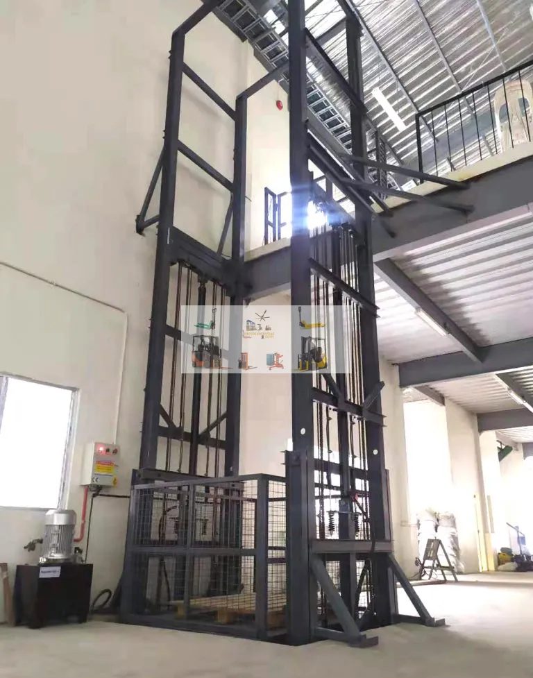 Top 5 tải trọng thang nâng hàng thủy lực cho nhà xưởng tại Bắc Ninh