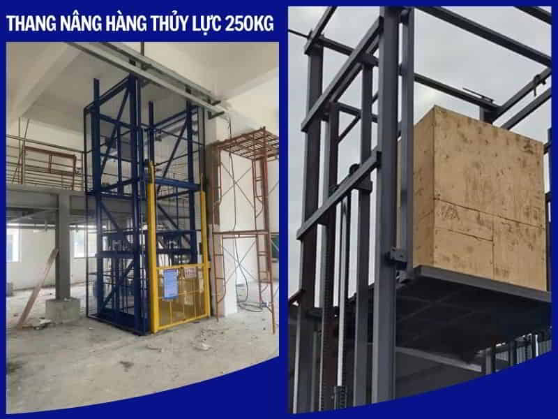 Thang Nâng Hàng Thủy Lực 250kg nhập khẩu