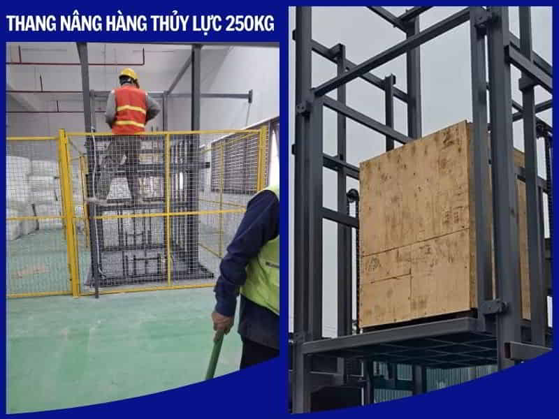 Thang Nâng Hàng Thủy Lực 250kg uy tín