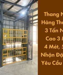 Thang Nâng Hàng Thủy Lực 3 Tấn Nâng Cao 5 Mét