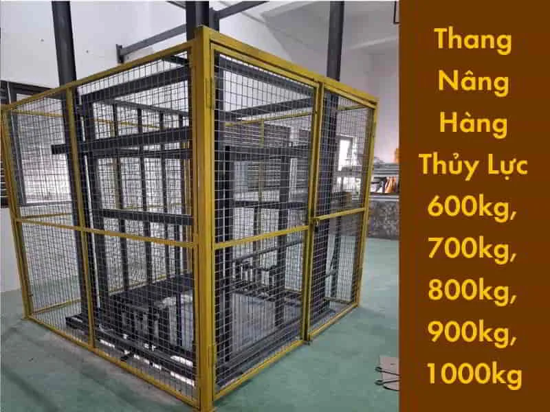 Thang Nâng Hàng Thủy Lực 600kg Nhập Khẩu Chính Hãng