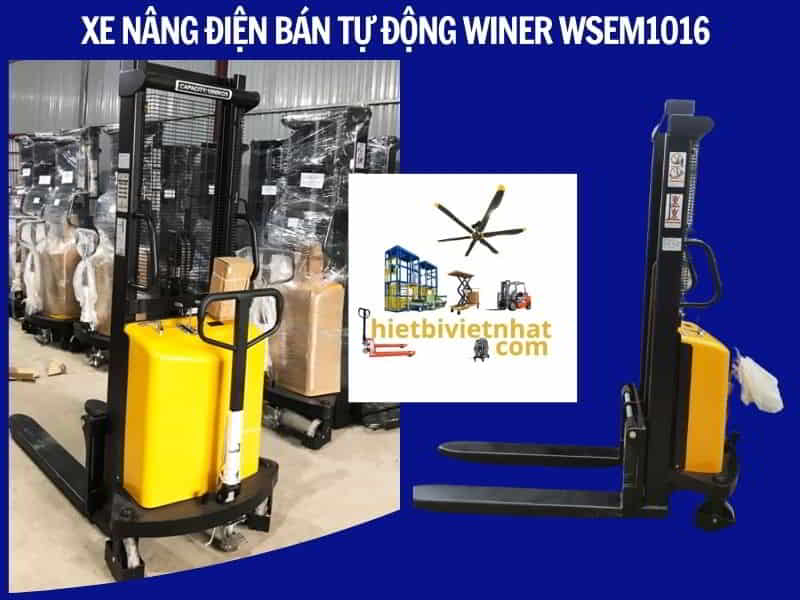 Xe Nâng Bán Tự Động Chính Hãng Winner WSEM1016