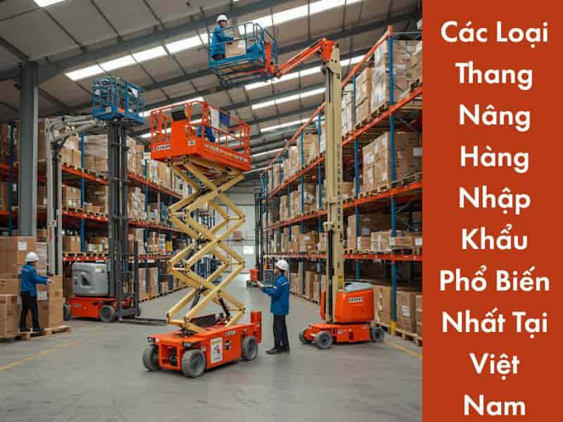 Các Loại Thang Nâng Hàng Nhập Khẩu